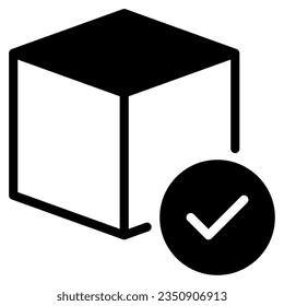 Block Validation Icon for uiux, infographic, etc