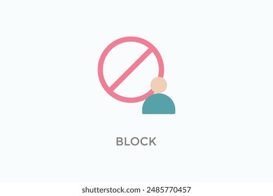 Ilustración De Icono De Vector De Bloque O Logotipo