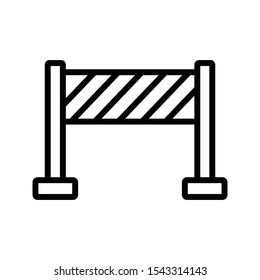 block vector thin line icon 