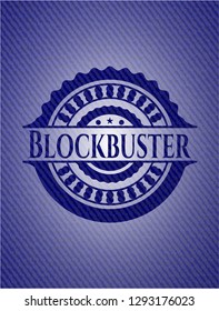 Blockbuster with denim texture