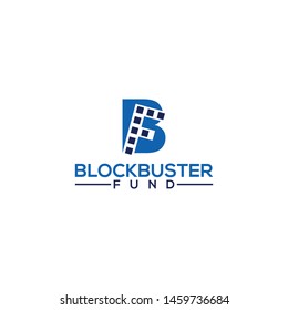 Blockbuster Fund Logo Design Vector