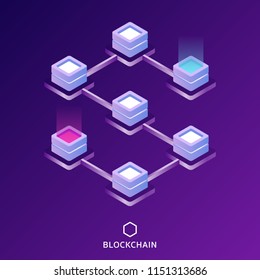 Blockchain abstract design