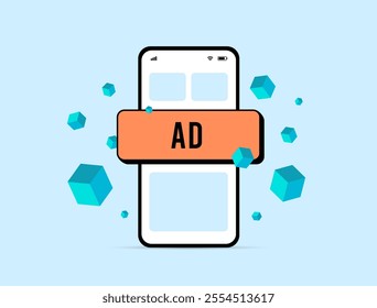 Blockchain advertising and ad tech innovation in digital marketing. Decentralized advertising solutions, secure transactions, transparency and blockchain integration in modern marketing strategies