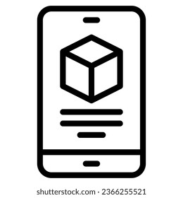 Symbol für die Darstellung von Objekten der Blockchain-App