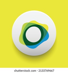 Blockchain based secure Cryptocurrency coin Pax Dollar (USDP) icon isolated on colored background. Digital virtual money tokens. Decentralized finance technology illustration. Altcoin Vector logos.