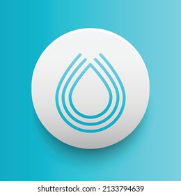 Blockchain based secure Cryptocurrency coin Serum (SRM) icon isolated on colored background. Digital virtual money tokens. Decentralized finance technology illustration. Altcoin Vector logos.