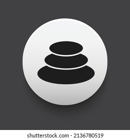 Blockchain based secure Cryptocurrency coin Balancer (BAL) icon isolated on colored background. Digital virtual money tokens. Decentralized finance technology illustration. Altcoin Vector logos.