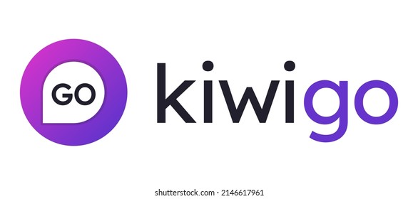 Blockchain based secure Cryptocurrency coin Kiwigo (KGO) icon isolated on colored background. Digital virtual money tokens. Decentralized finance technology illustration. Altcoin Vector logos.