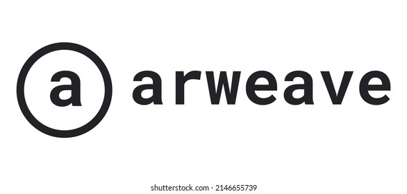Blockchain based secure Cryptocurrency coin Arweave (AR) icon isolated on colored background. Digital virtual money tokens. Decentralized finance technology illustration. Altcoin Vector logos. svg