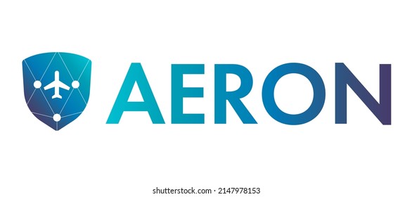 Blockchain based secure Cryptocurrency coin Aeron (ARNX) icon isolated on colored background. Digital virtual money tokens. Decentralized finance technology illustration. Altcoin Vector logos.