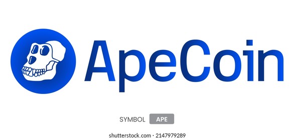 Blockchain based secure Cryptocurrency coin ApeCoin (APE) icon isolated on colored background. Digital virtual money tokens. Decentralized finance technology illustration. Altcoin Vector logos. svg