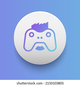 Blockchain based secure Cryptocurrency coin ESBC (ESBC) icon isolated on colored background. Digital currency. Altcoin symbol. Vector Illustration