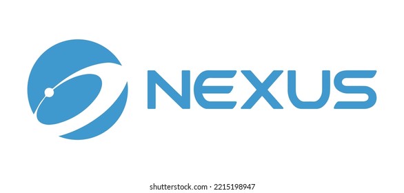 Blockchain based secure Cryptocurrency coin Nexus (NXS) icon isolated on colored background. Digital virtual money tokens. Decentralized finance technology illustration. Altcoin Vector logos.