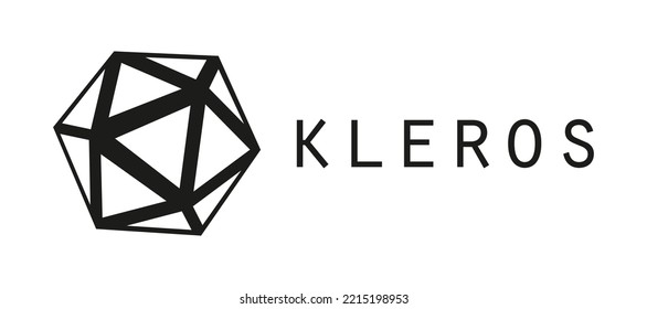 Icono de la moneda de criptodivisa segura basada en Blockchain Kleros (PNK) aislado en fondo de color. El dinero virtual digital se necesita. Ilustración descentralizada de la tecnología financiera. Logotipos de Altcoin Vector.