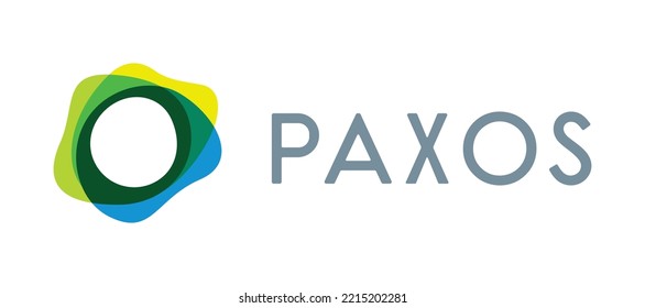 Blockchain based secure Cryptocurrency coin Pax Dollar (USDP) icon isolated on colored background. Digital virtual money tokens. Decentralized finance technology illustration. Altcoin Vector logos.