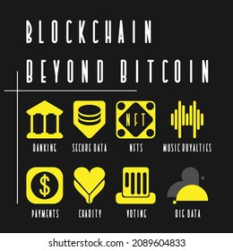 blockchain beyond bitcoin future bitcoin stock market icons to be used in applications