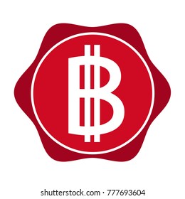 Blockchain Bitcoin Crypto currency sign icon