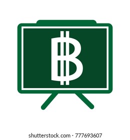 Blockchain Bitcoin Crypto currency sign icon