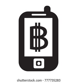 Blockchain Bitcoin Crypto currency sign icon