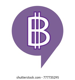 Blockchain Bitcoin Crypto currency sign icon