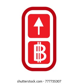 Blockchain Bitcoin Crypto currency sign icon