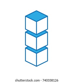 blockchain business technology digital concept