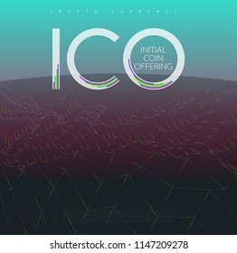 Blockchain Concept, Blockchain Technology.
ICO (INITIAL COIN OFFERING) , Crypto Currency technology.