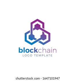 Blockchain & Crypto Currency Logo Template