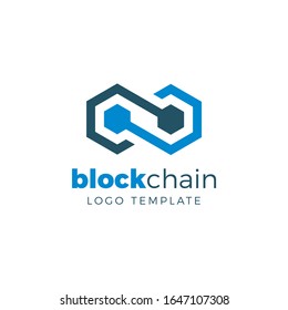 Blockchain & Crypto Currency Logo Template