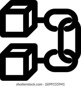 Blockchain, Krypto, Gliederungssymbol für verteiltes Buch