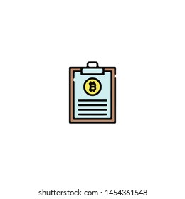 Blockchain Cryptocurrency Icon. Modern computer network technology sign. Digital graphic symbol. Bitcoin mining
