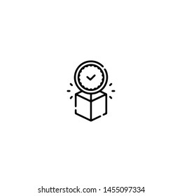 Blockchain Cryptocurrency Icon. Modern computer network technology sign. Digital graphic symbol. Bitcoin mining