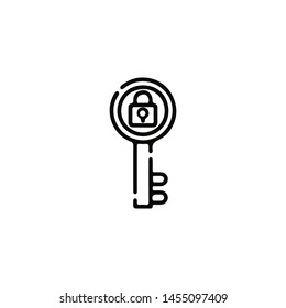 Blockchain Cryptocurrency Icon. Modern computer network technology sign. Digital graphic symbol. Bitcoin mining