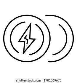 Kryptowährungssymbol der Blockchain Vektorgrafik