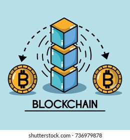 blockchain cubes digital security technology