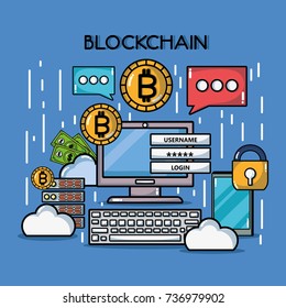 blockchain cubes digital security technology