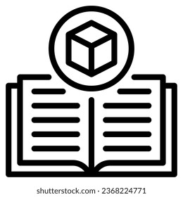 Blockchain in Education illustration object  icon