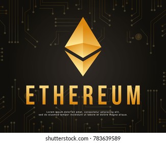 Blockchain ethereum litecoin background collection