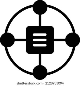 Blockchain Icon. Cryptocurrency Sign and Symbol. Payment icon, Cryptography vector icon.