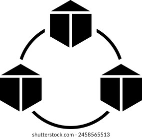 Blockchain icon design for every purpose 