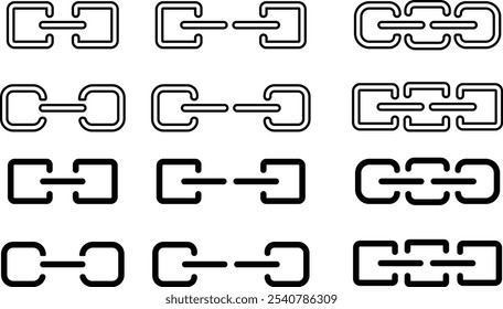 blockchain icon set. crypto currency block chain logo icons vector graphic design elements, isolated on transparent background, Can used for digital product, presentation, UI, website and many more.