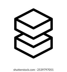 Blockchain Icon Vector Symbol Design Illustration