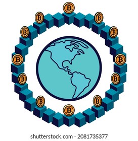 blockchain link earth bitcoin do not trust verify