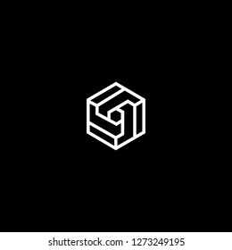 Blockchain Logo Template. Technology Vector Design. Cryptocurrency Illustration
