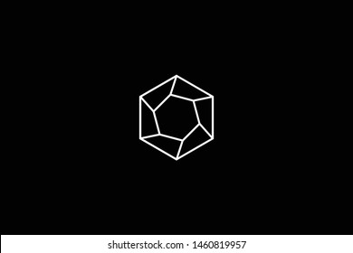 Blockchain Logo Template. Technology Vector Design. Cryptocurrency Illustration