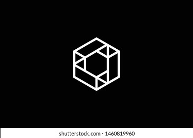 Blockchain Logo Template. Technology Vector Design. Cryptocurrency Illustration