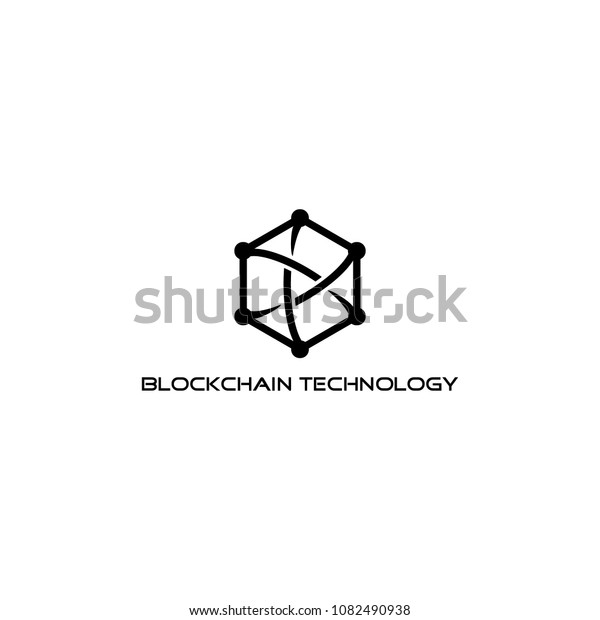 Blockchain Logo Template. Technology Vector\
Design. Cryptocurrency\
Illustration