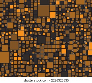 Blockchain rectangle banner ad. Web3 and cryptocurrency background.