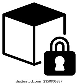 Icono de seguridad de Blockchain para uiux, infografía, etc