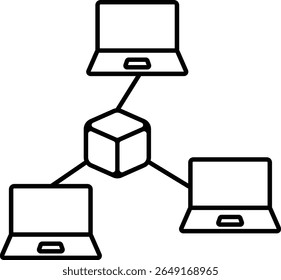 blockchain tech laptop ai elektronik computer anschluss 11299
